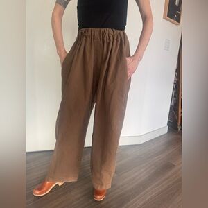 Selasi cotton canvas pants